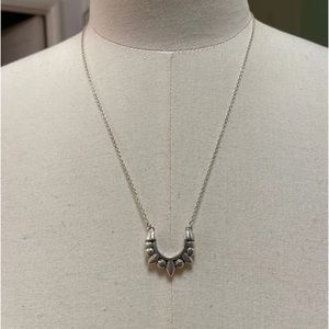 Pamela Love small spike tribal necklace sterling silver necklace